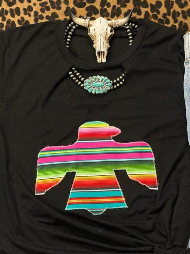 Short Sleeve Cotton-Blend Color-Block Shirts & Tops