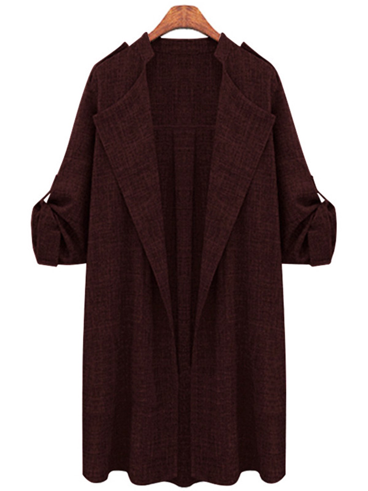 3/4 Sleeve Solid Gingham Printed Cardigans