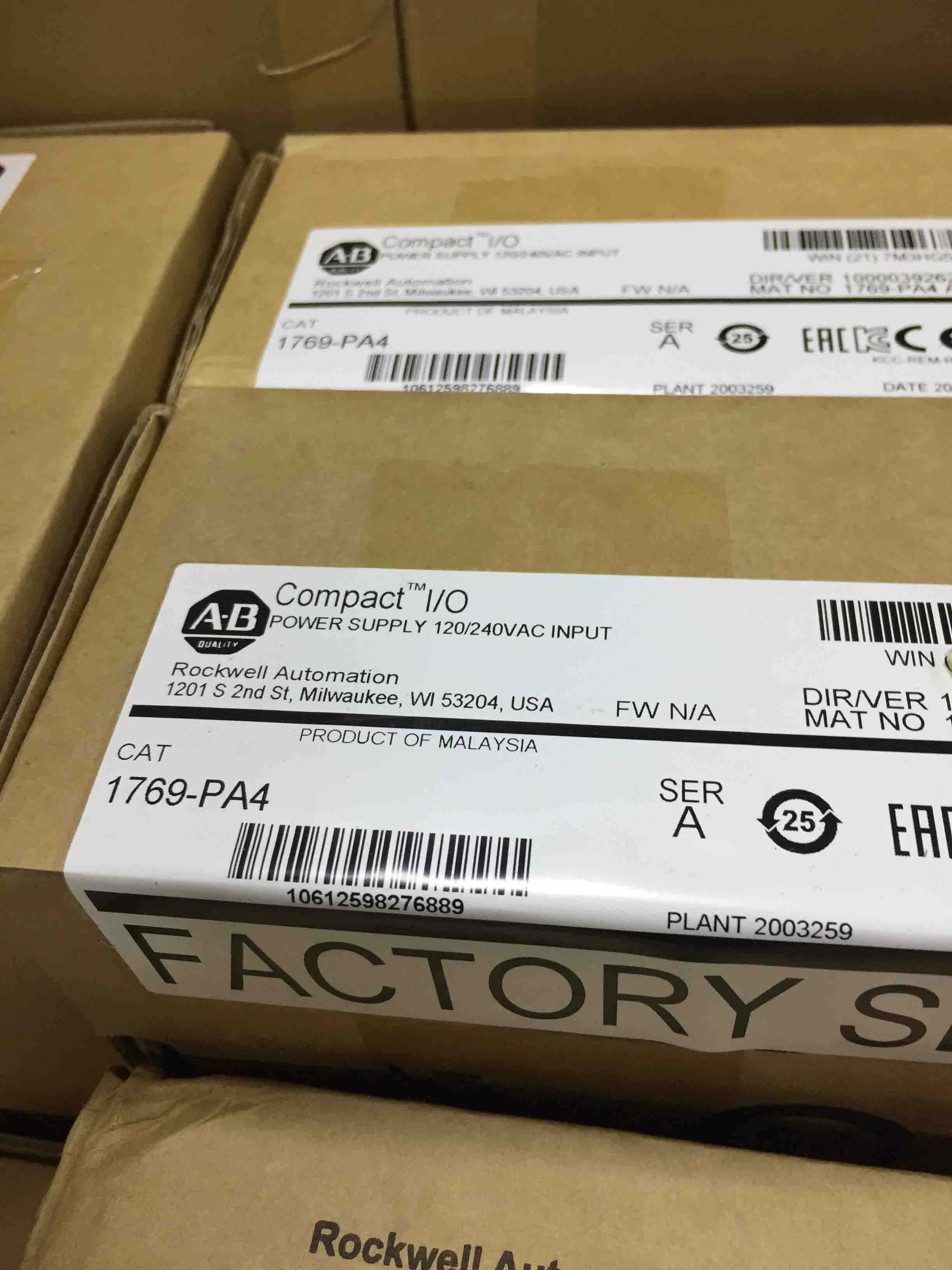 1769-PA4 Allen Bradley Original Brandy New Factory Sealed