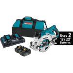 18-Volt X2 LXT (36-Volt) Brushless Cordless Rear Handle 7.25 in. Circular Saw Kit 5.0Ah w/Bonus 3.5 in. Pneumatic Nailer