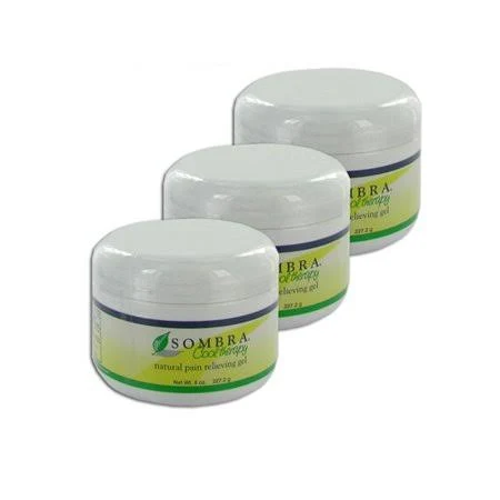 Sombra Cool Therapy Natural Pain Relieving Gel - 8oz - Pack of 3