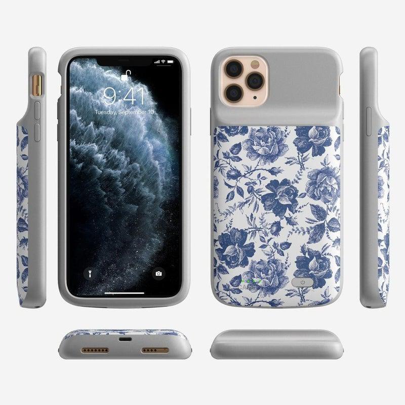 Rose to Fame | Blue & White Rose Case