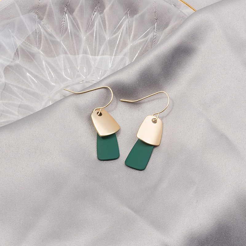 韩国S925银针小清新耳环百搭气质心形珍珠耳饰个性防过敏耳钉批发