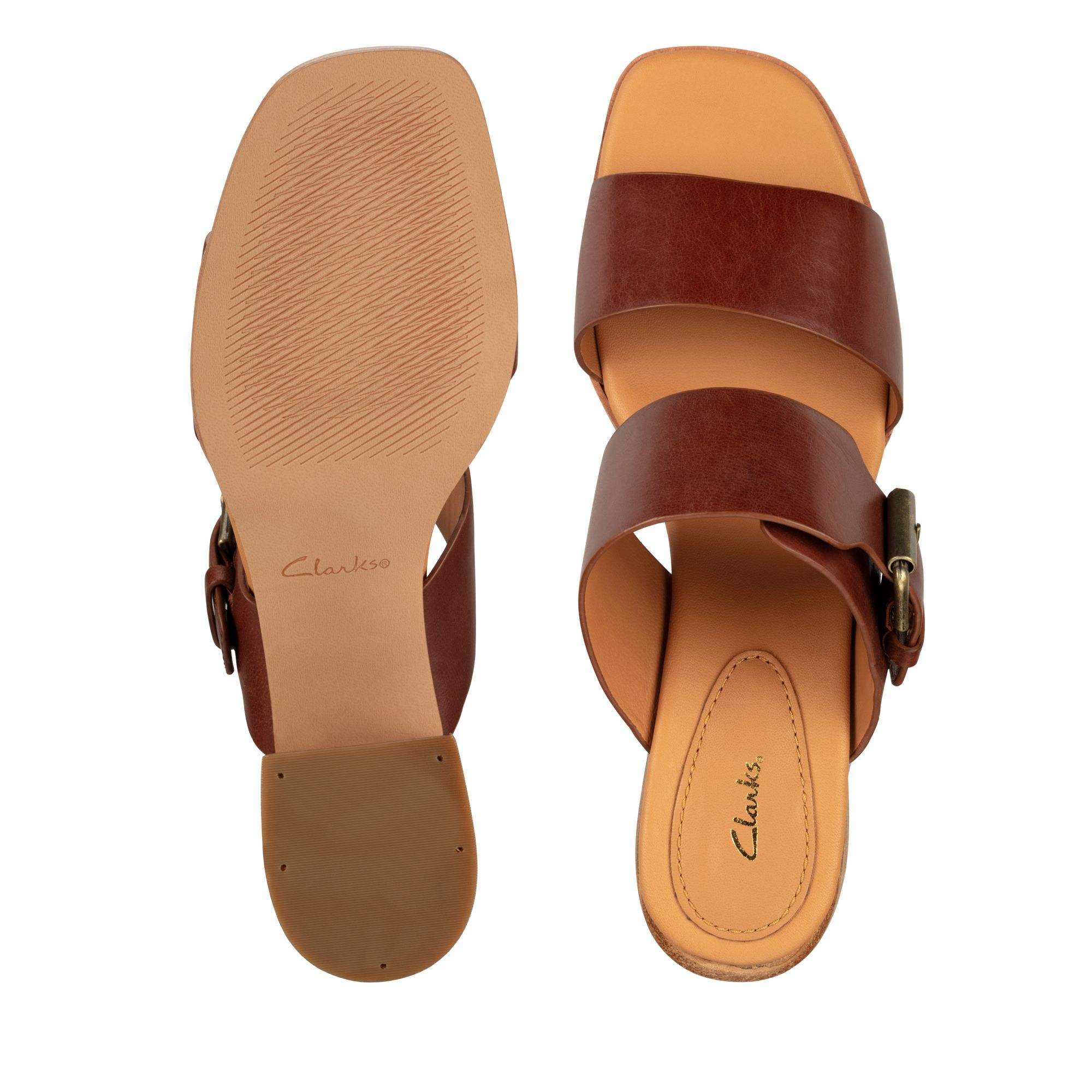 Women Sandals Landra 35 Mule Dark Tan Lea