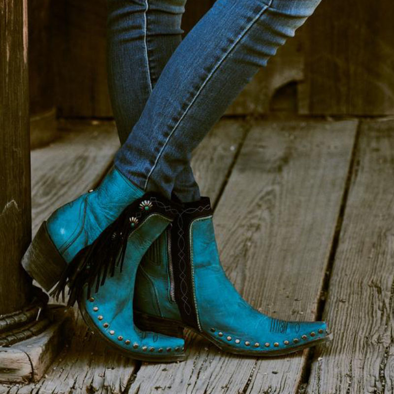 Daily Pointed Toe Plain Boots