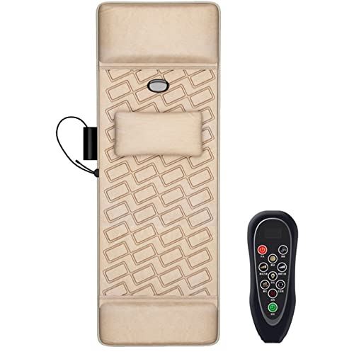 Full Body Vibrating Massage Mat, with Heat,  9 Motors or Neck and Back