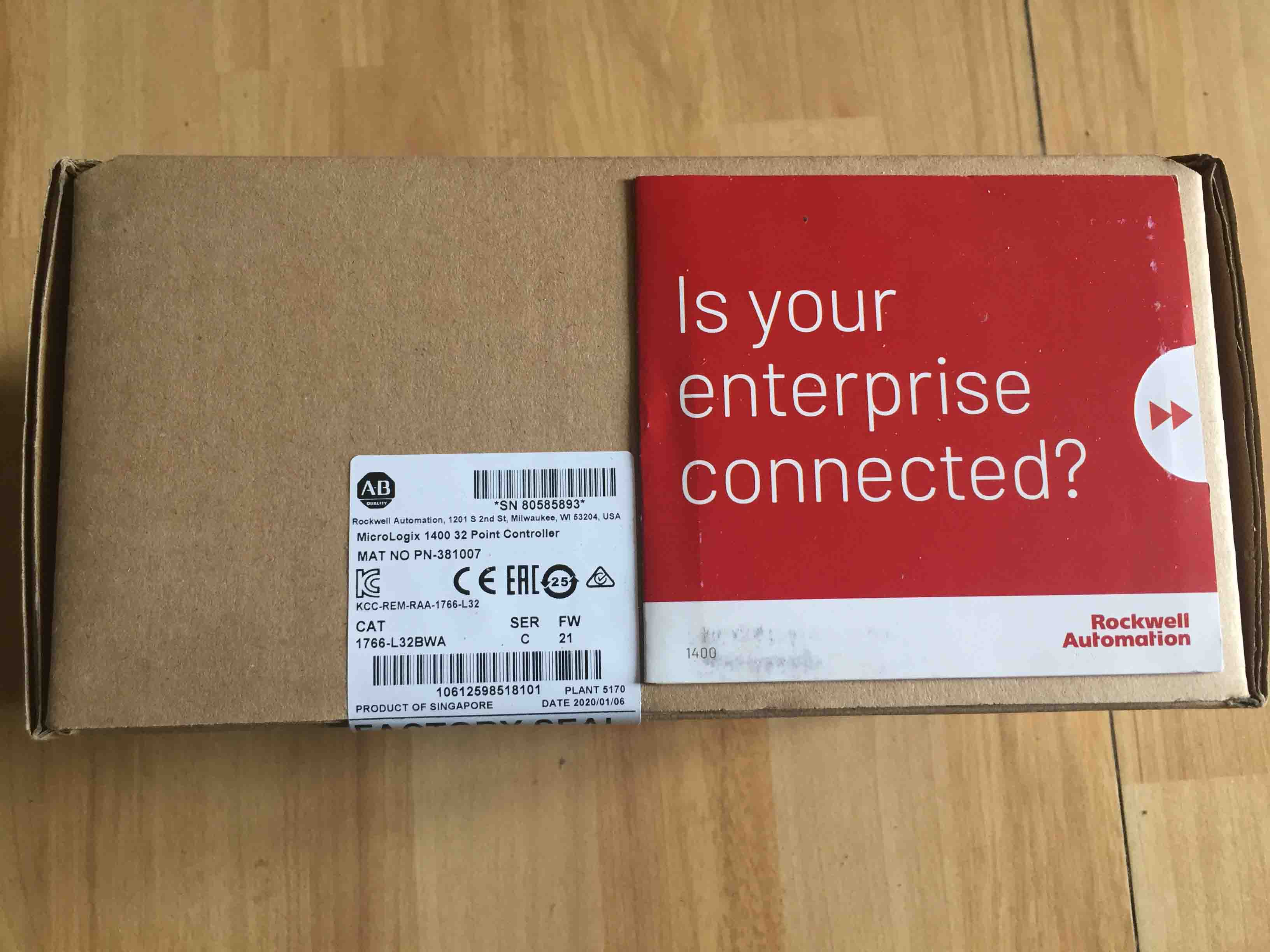 1766-L32BWA Allen Bradley Original Brandy New Factory Sealed