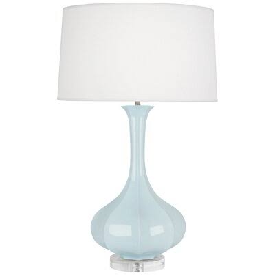 Pike 33x22 Table Lamp Robert Abbey Base Color: Baby Blue