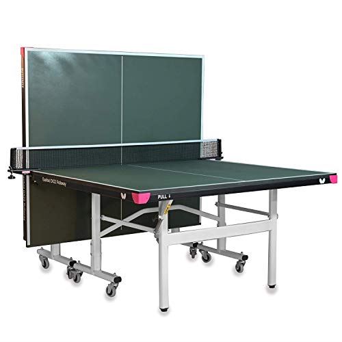 Folding Easifold DX 22 Table Tennis Table with Wheels and  Compact Storage