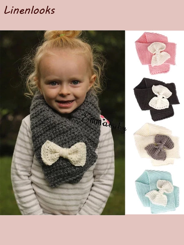 Autumn Winter Warm Scarf Boy Girls Snood Shawl Ring Neck Wraps Scarves