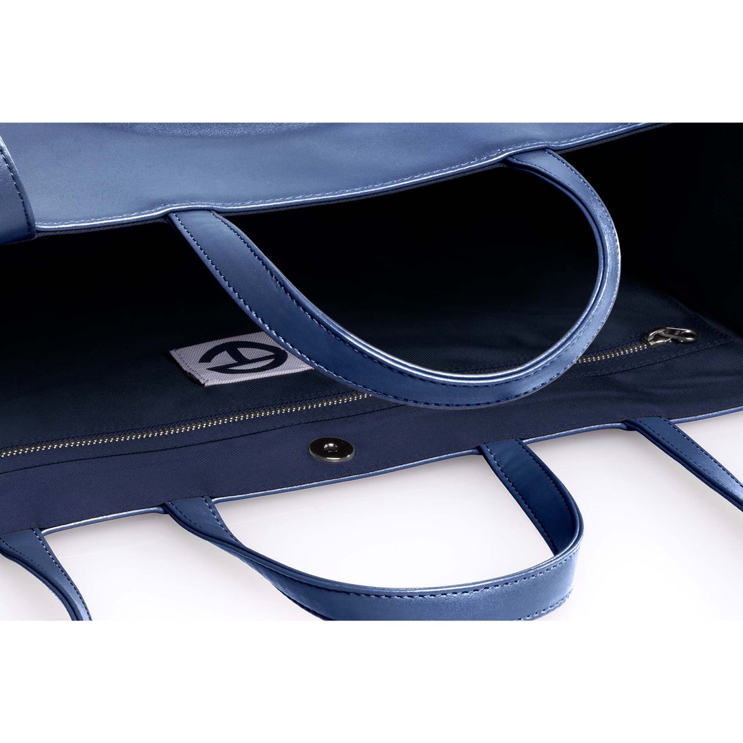 Large Cobalt Shopping Bag