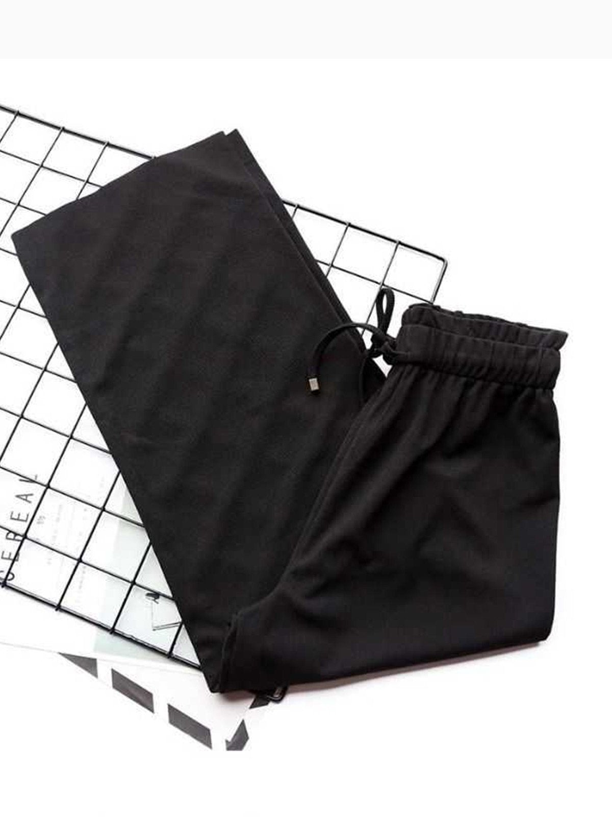 Plus Size Women Plain Casual Pants