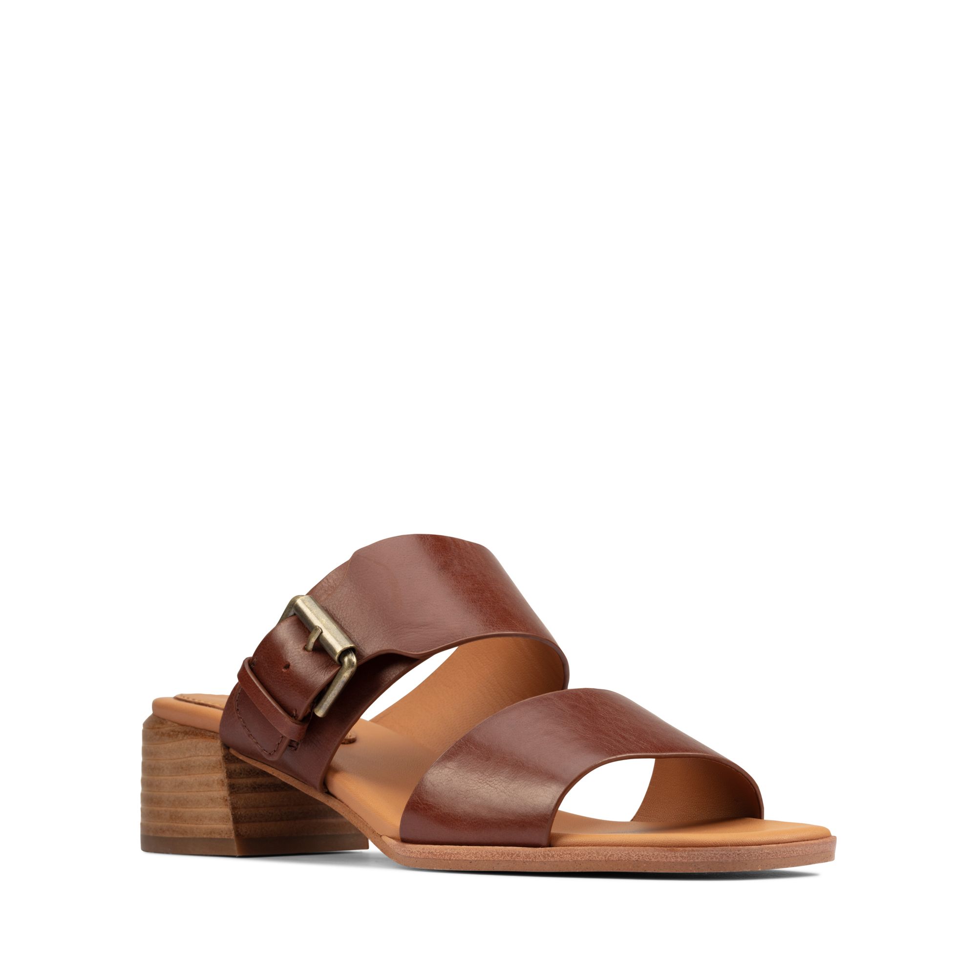 Women Sandals Landra 35 Mule Dark Tan Lea