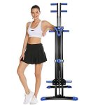 Plohee Vertical Climber Machine, Folding Climbing Machine Fitness Stepper, Black