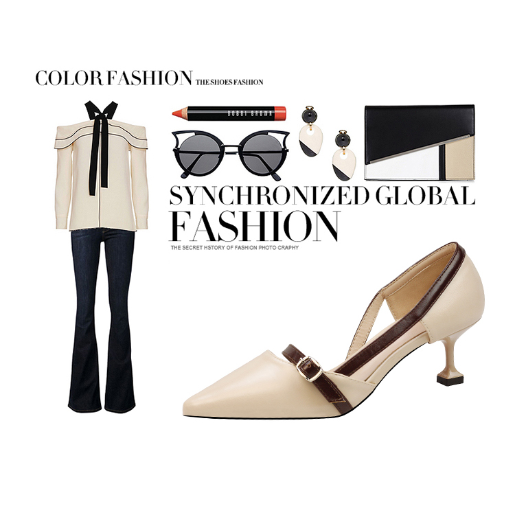 Sexy Sidecut Sandals High Heel Pointed Toe Dress Elegant Sandals