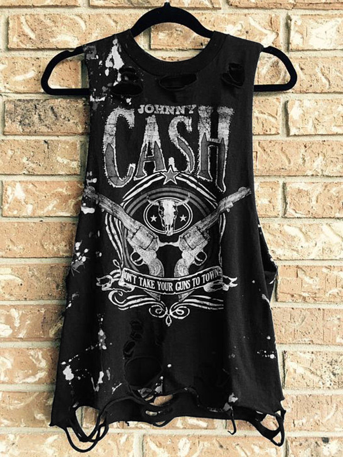 Casual Sleeveless Round Neck Plus Size Tops