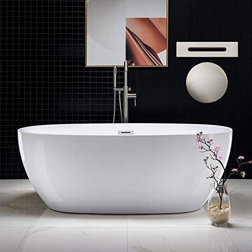 WOODBRIDGE BTA1528-B/N-Drain &O Bathtub, Brushed Nickel