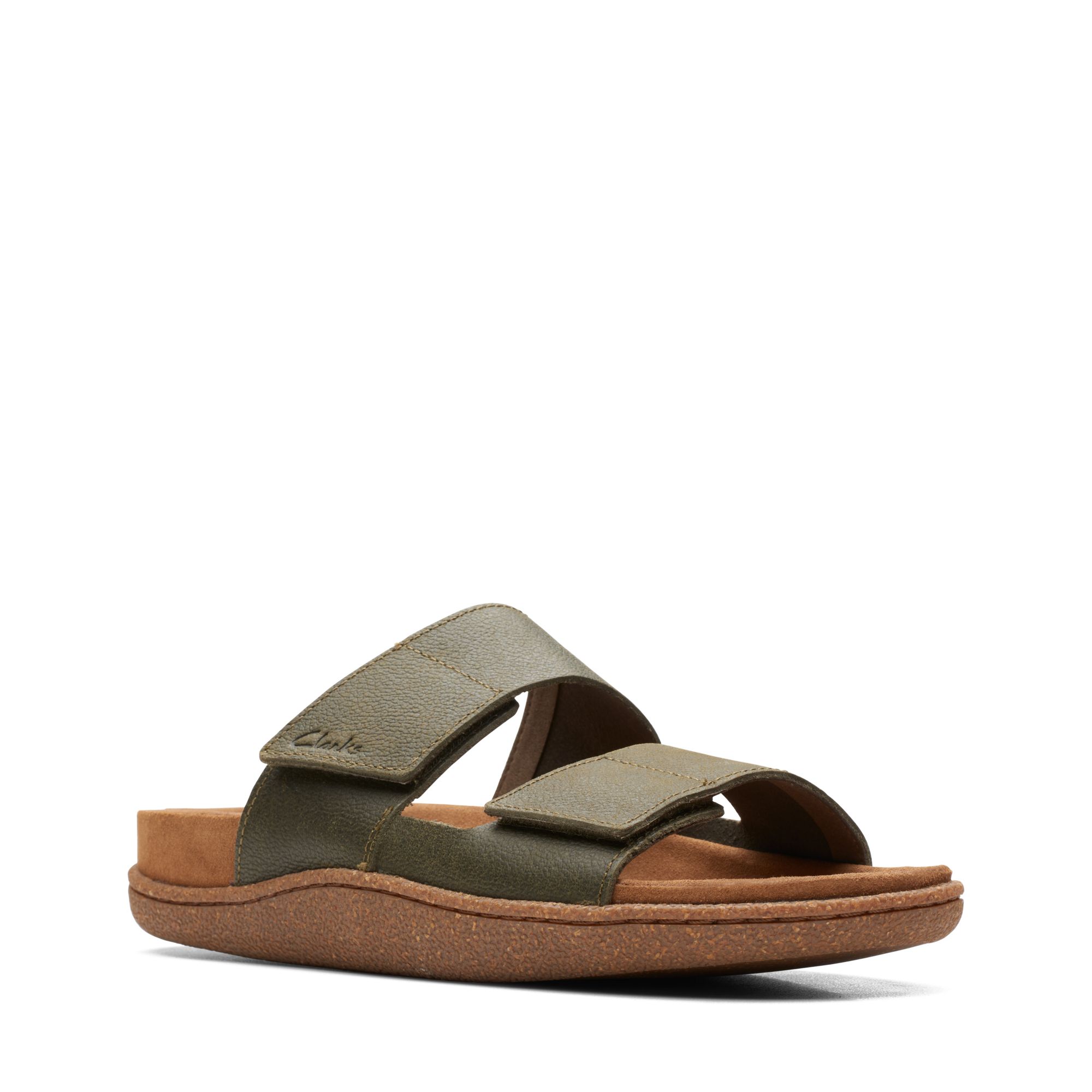 Men Sandals Pilton Strap Dark Olive Nub