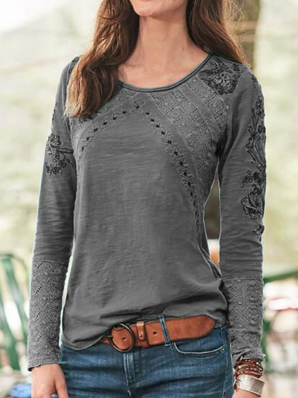 Women Sweet Long Sleeve Tops