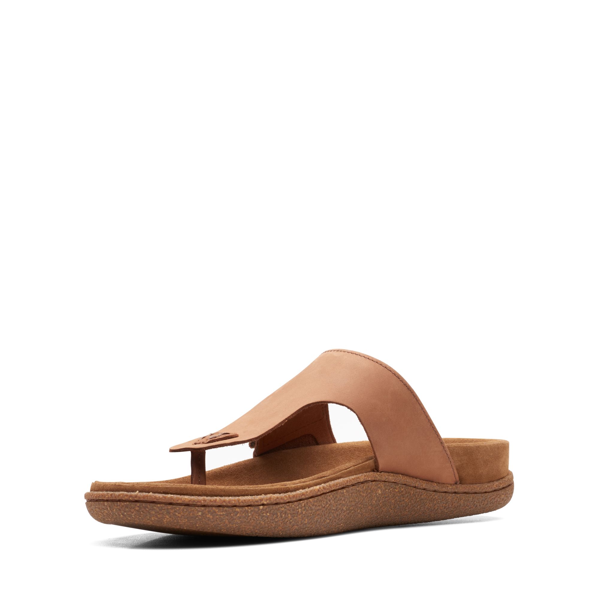 Men Sandals Pilton Post Dark Tan Nubuck