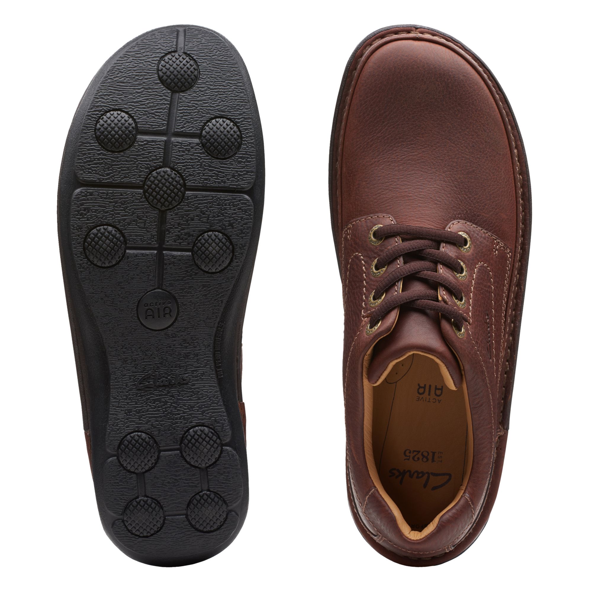 Men  Nature Three Mahogany Leather