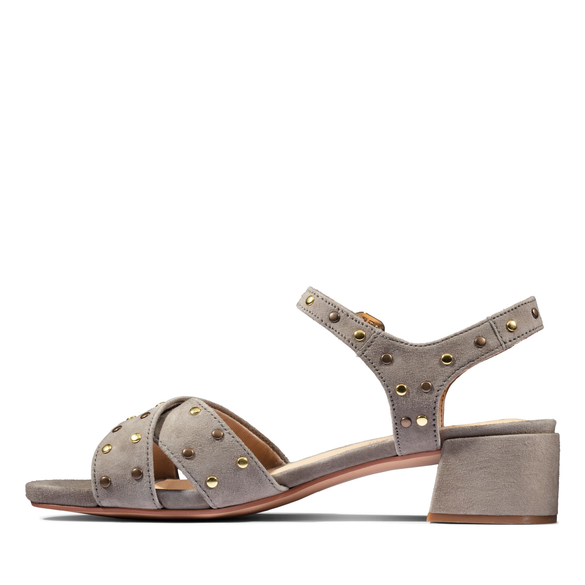 Women Sandals Sheer 35 Strap Sage Suede