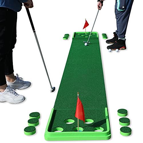 SPRAWL Golf Practice Green 11.5 Feet Golf Putting Mat Barkyard Game