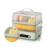 Pot Steamer Cooker Egg Boiler Home Breakfast Machine Double Layer Multifunction Timing Hot Pot Food Warmer