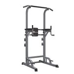 Adjustable Wesfital Power Tower Pull Up Bar Station Workout Dip Station