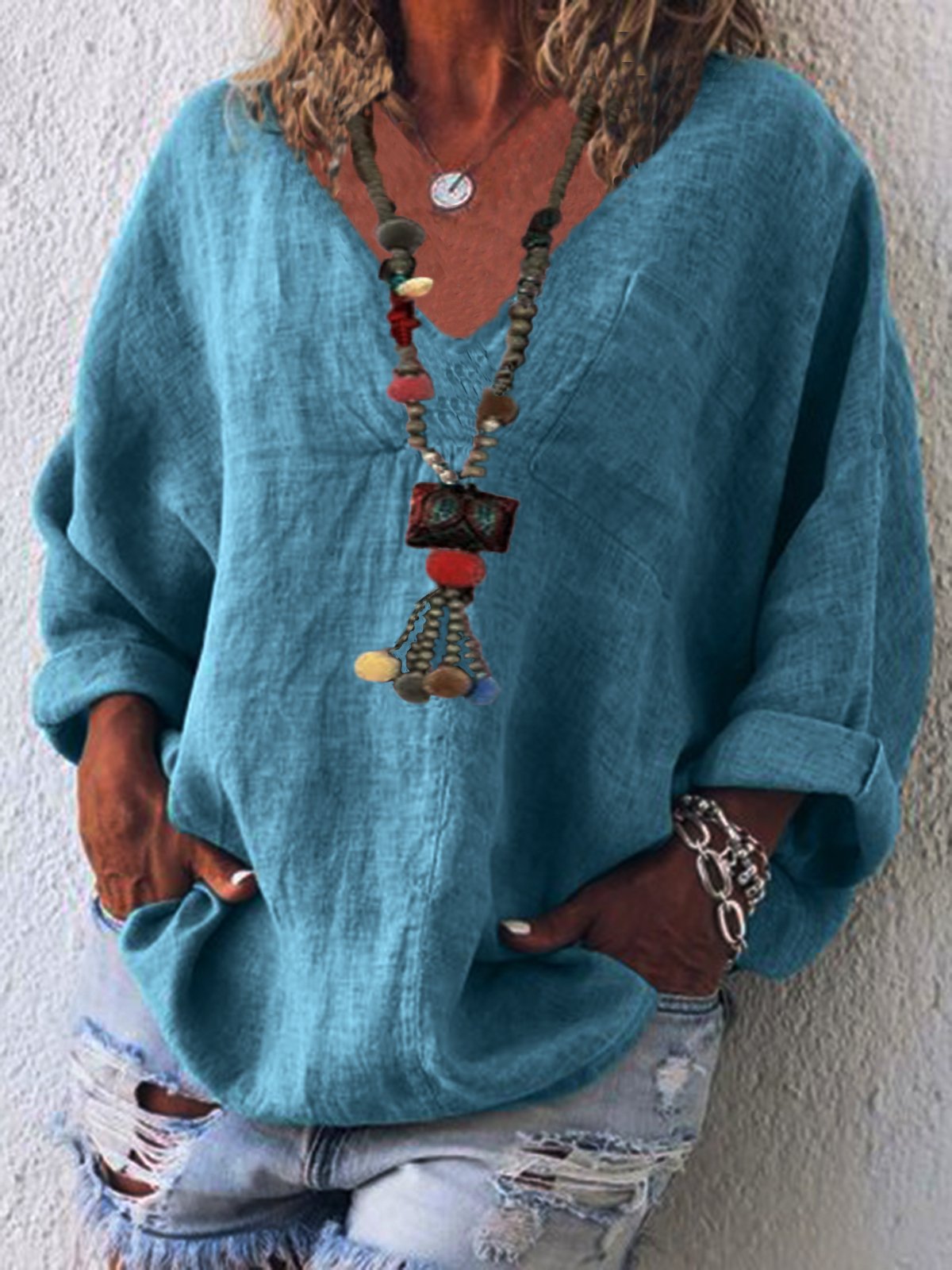 Linen Casual Shirts & Tops