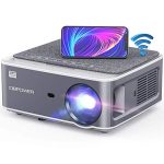 Native 1080P WiFi Projector with Smart Phone/Laptop/PC/DVD/TV/PS4