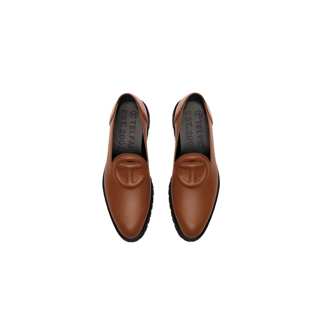 Logo Loafer - Tan
