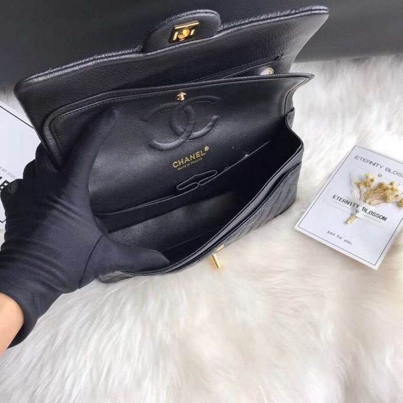 high quality handbag 119017 genuine leather flap bag 1112