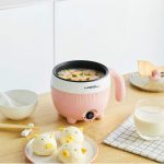 Portable Electric Multicooker Non-stick Fry Pan Mini Steamer Egg Boiler Hotpot