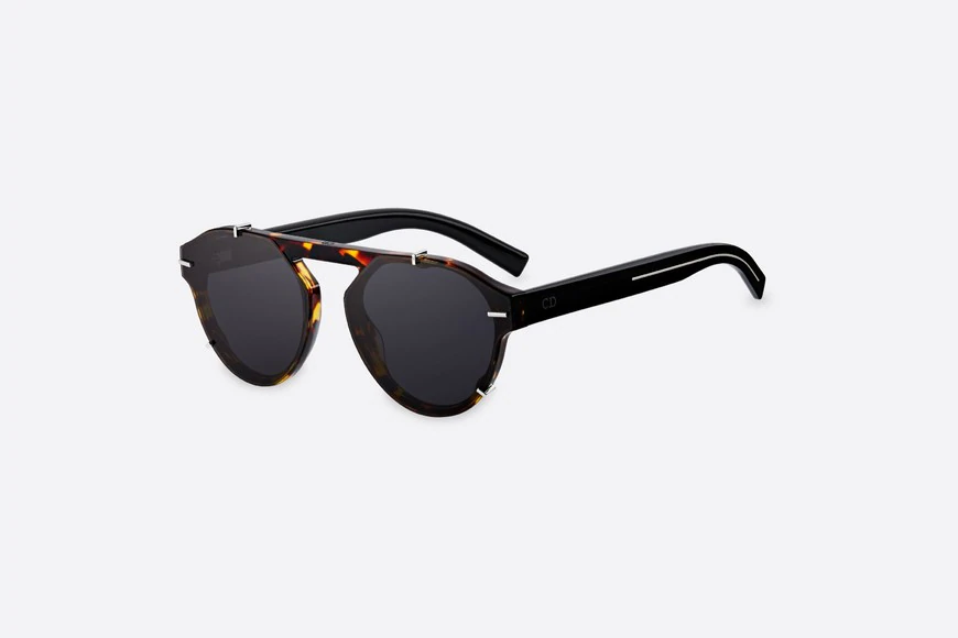 BlackTie254S Brown Tortoiseshell-Effect Pantos Sunglasses