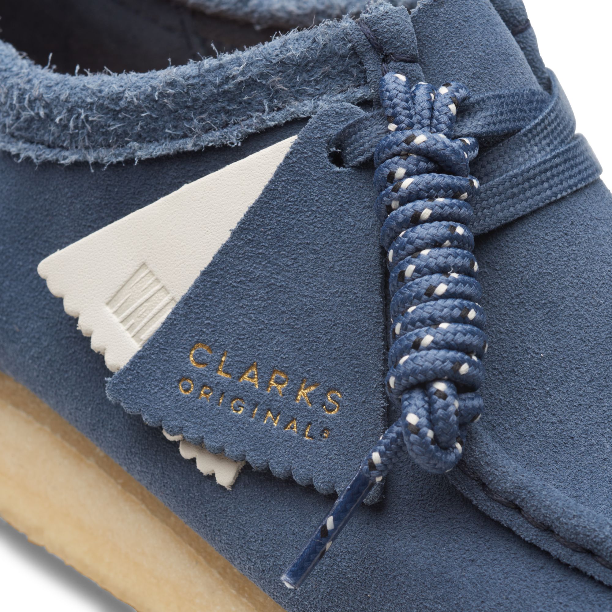 Men  Wallabee Blue Suede