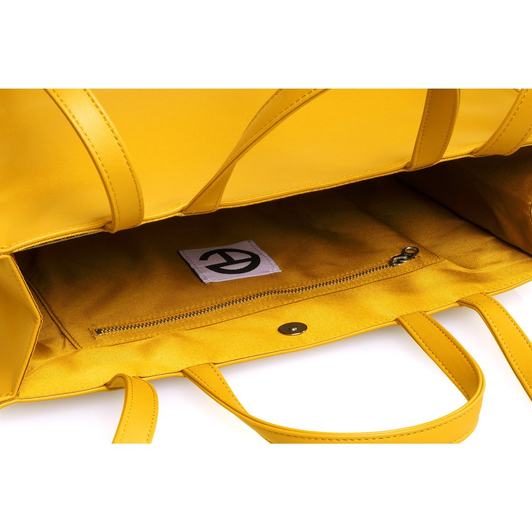 Medium Yellow Shopping Bag