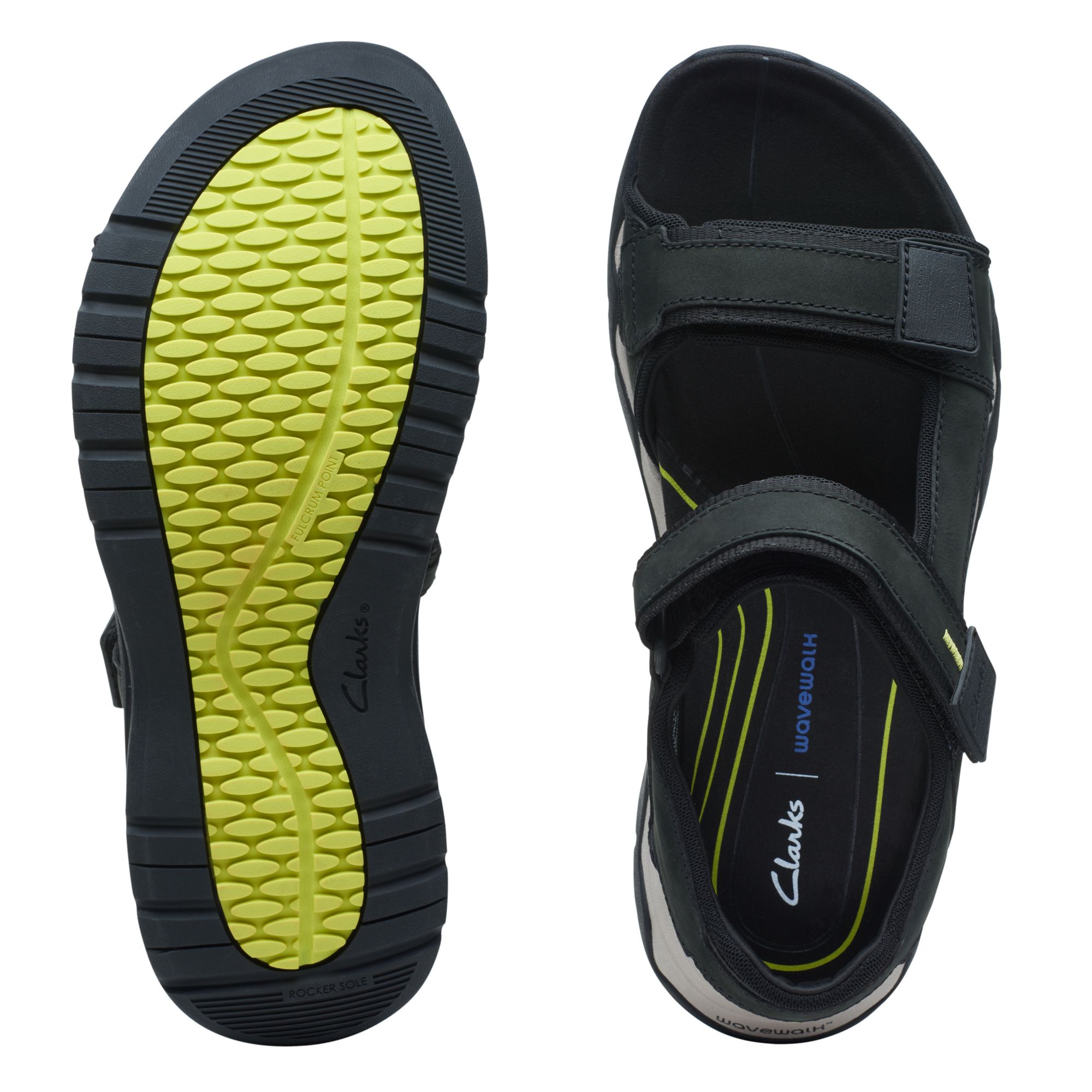 Men Sandals Wave2.0 Jump Black Nubuck