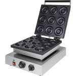generic Commercial Doughnut Baker Maker Machine 9 Holes 2.2KW 110V