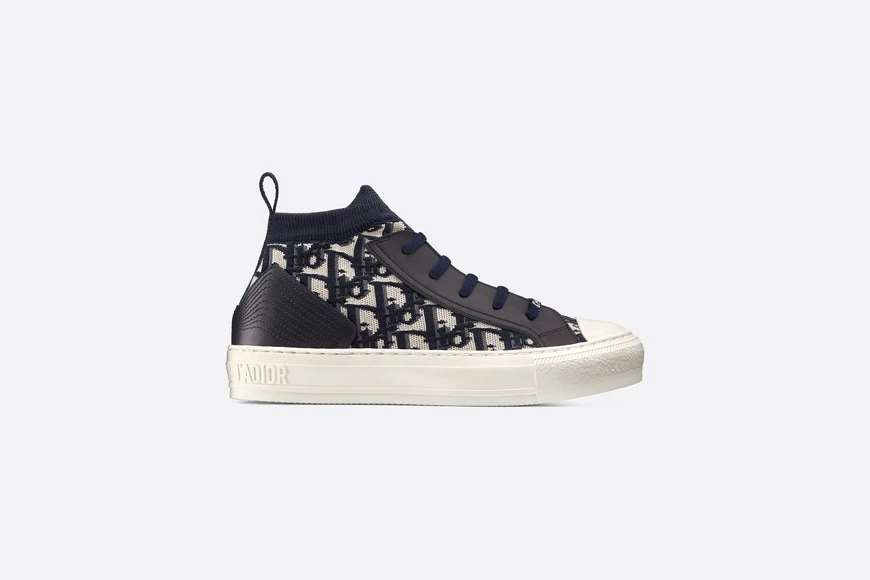 Walk'n'Dior Sneaker Blue Dior Oblique Technical Mesh