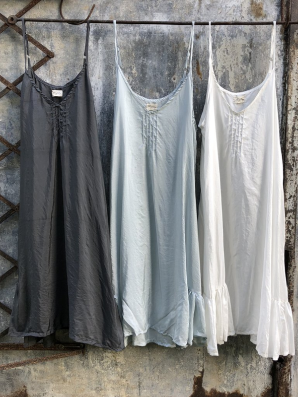 Casual Solid Spaghetti-Strap Dresses