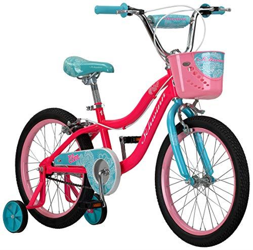 Girls Bike for Toddlers and Kids, 18-Inch Wheels, Pink