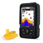 LUCKY Portable Fish Finder,Handheld Waterproof Depth Finder,Wireless fishfinder