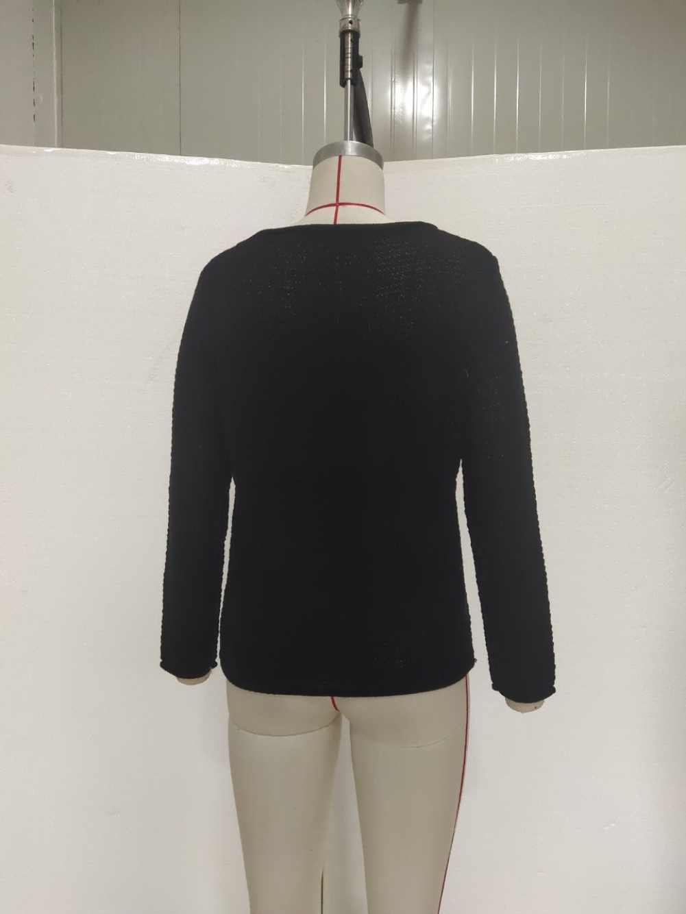 Fall Regular O Neck Plain Pullover Sweater