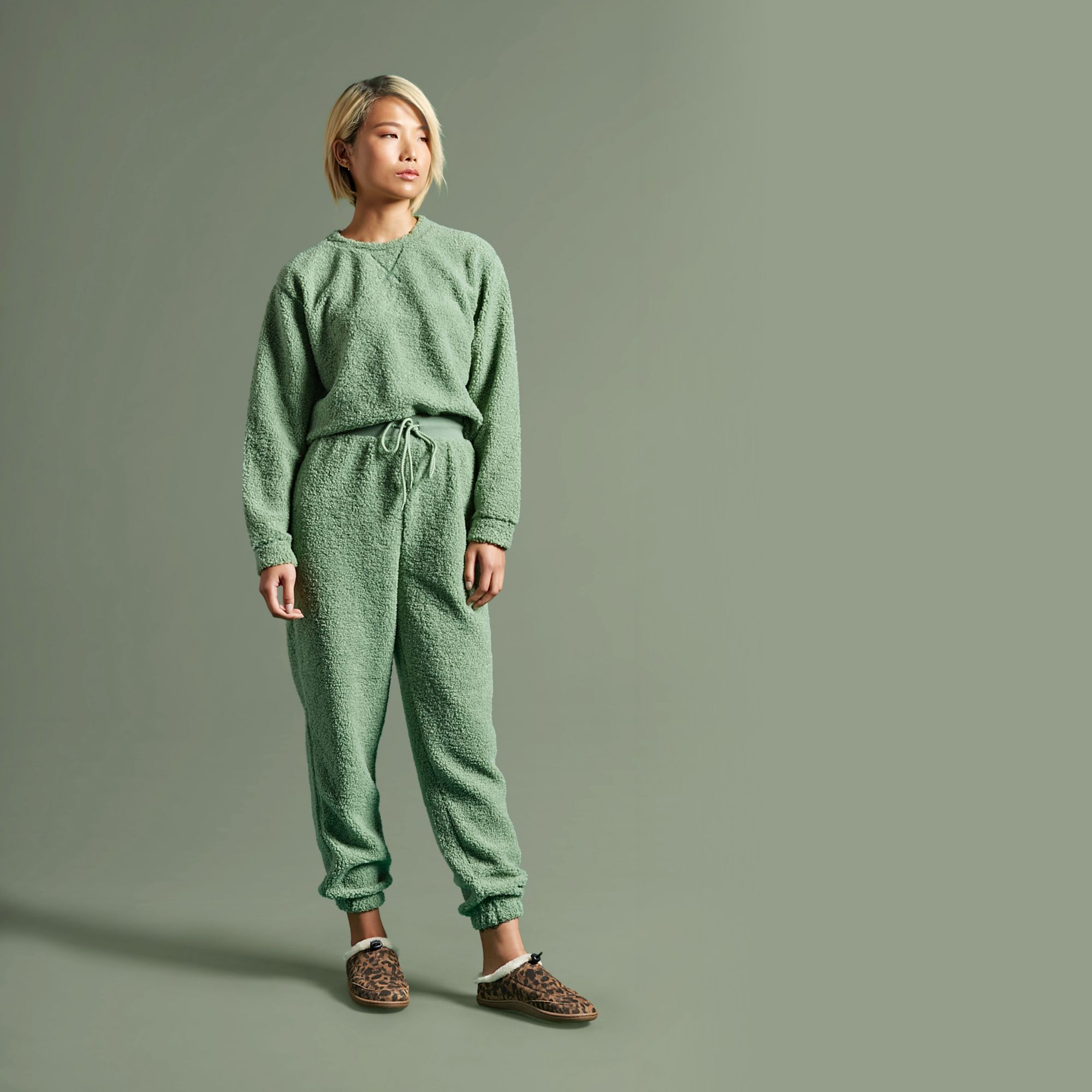 Women Pilton Mule Leopard Suede