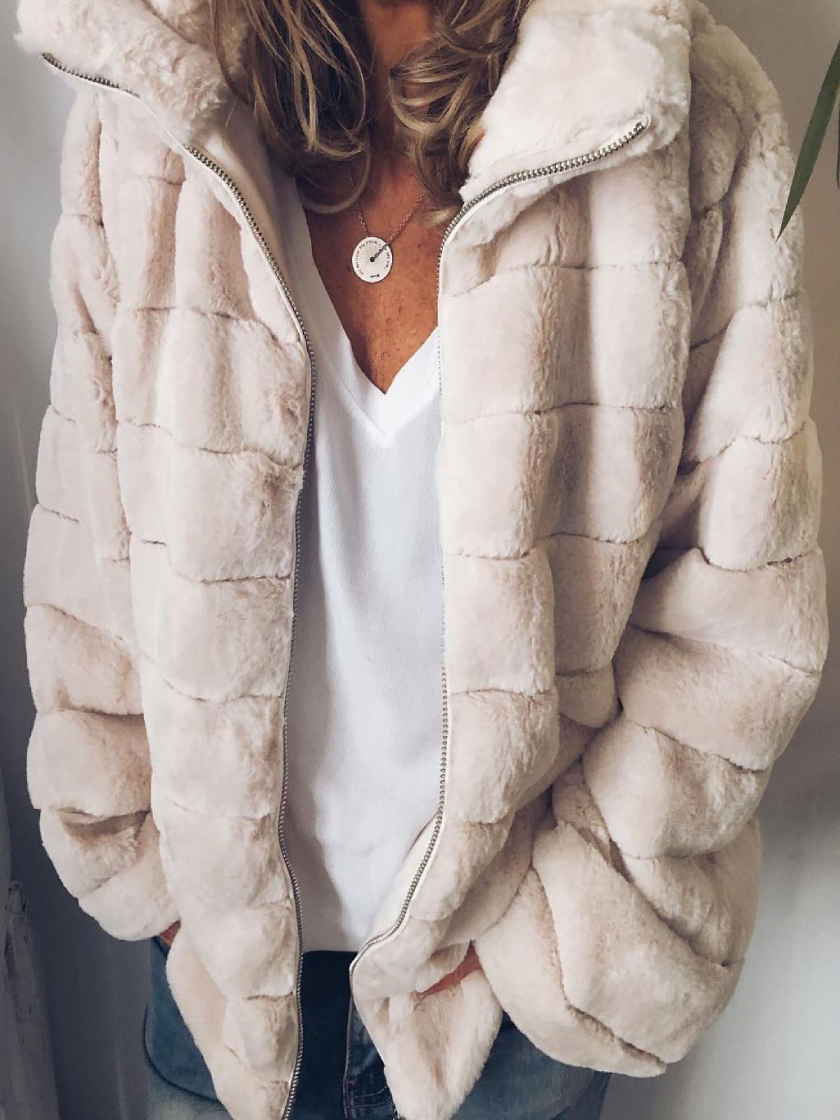 Plus Size Casual Long Sleeve Outerwear