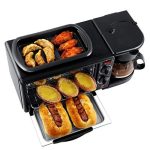 Beni Breakfast Machine Household Black Multi-Functional Breakfast Maker 3 in 1