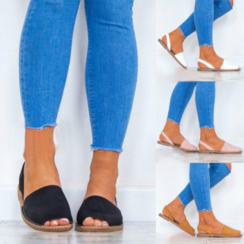 Women Flip Flop Sandals Plus Size Peep Toe Slip on Sandals