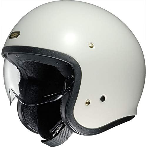 J-O Motorcycle Half Face Helmet / Large)