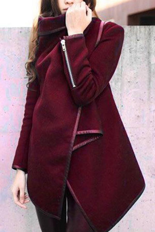 Elegant Fashion Slim Solid Color Long Sleeve Cardigan